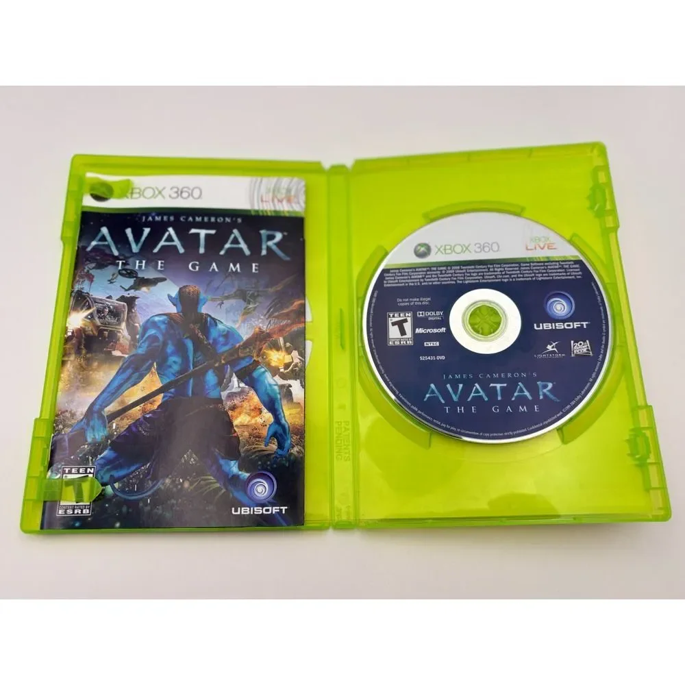 James Cameron's Avatar: The Game (Xbox 360, 2009) CIB Complete in Box w/ Manual